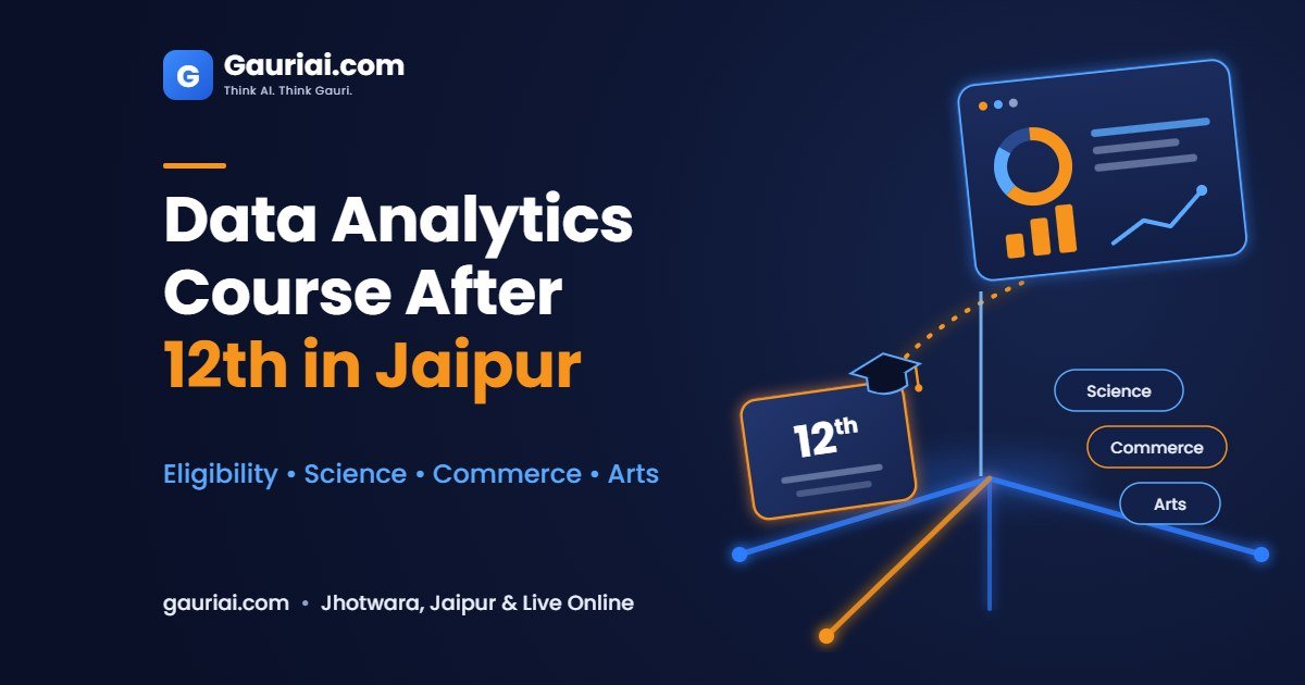 Data Analytics Course After 12th in Jaipur: Eligibility and Career Options
